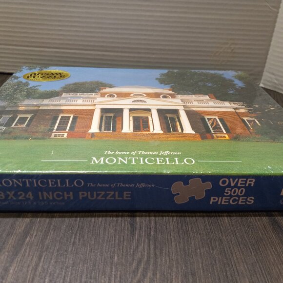 Monticello Thomas Home Of Thomas Jefferson Jigsaw Puzzle 500 Pieces - Picture 7 of 8